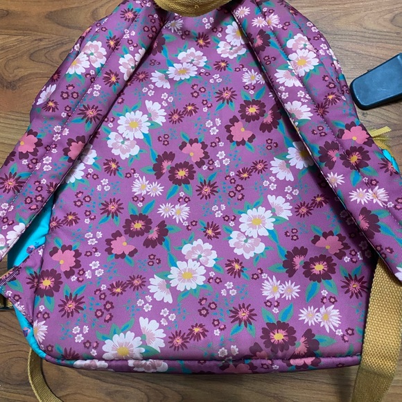 MATILDA JANE Pack Up Backpack Purple Floral School Travel Kids Girls Zip Pockets - Picture 8 of 15